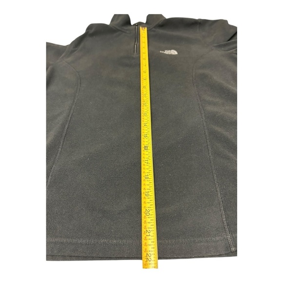 The North Face Black Quarter-Zip Fleece Pullover Women Long Sleeve size L Black - Picture 10 of 10